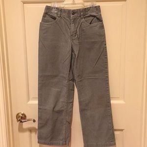 Vineyard Vines Boys greenish grey cords size 10.